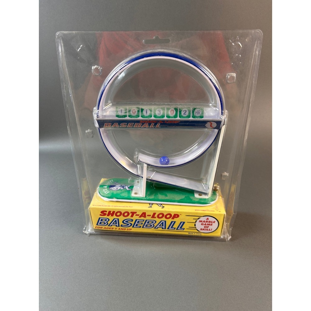 Rocket USA Shoot-A-Loop Baseball Marble Game of Skill Vintage Style New in Box